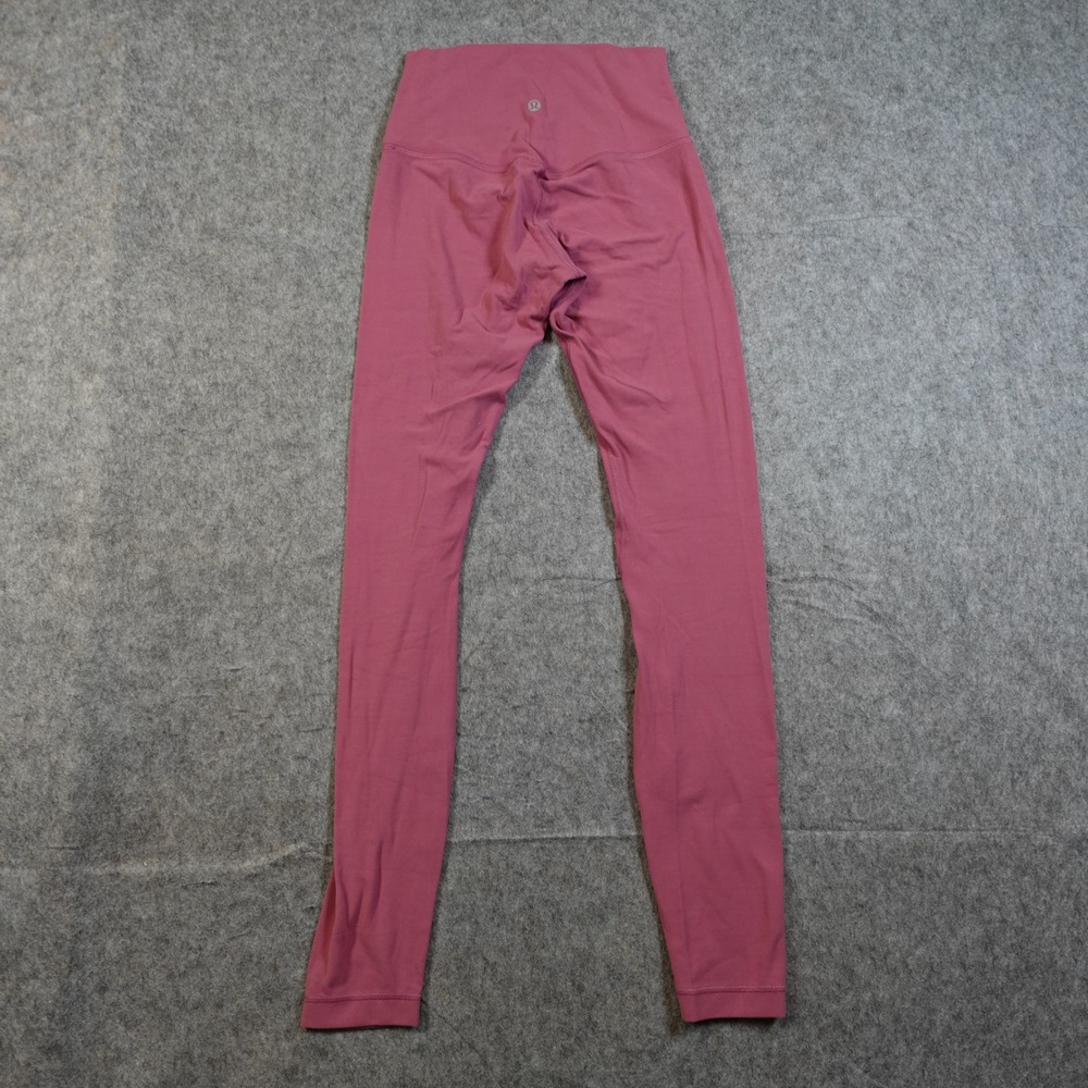 Lululemon Leggings Women 4 Pink Align High Rise Knit Athletic Yoga 28" Full - Picture 7 of 9